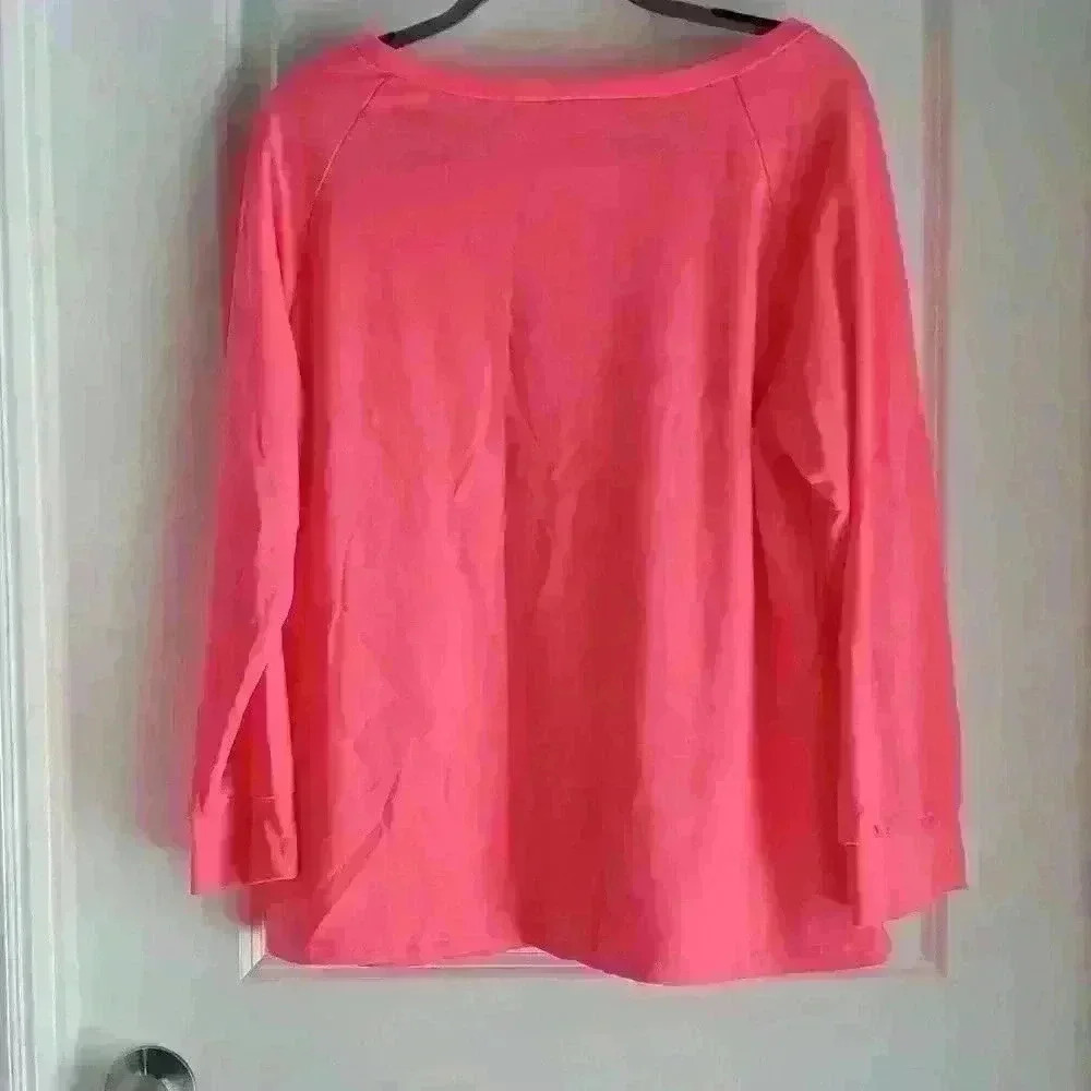 Pink top. Sz XL. Bought online, no brand. - Picture 2 of 2
